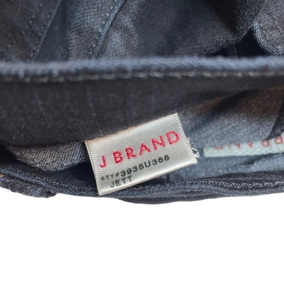 J Brand Jett Skinny Cropped Ankle Jeans Black Size 26 - Picture 5 of 9